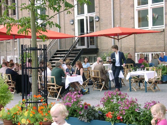 Garten des Lloyd Hotel Amsterdam